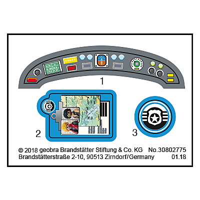 30802775_sparepart/Etikett 9436 "Polizei-Wasserflugzeug"